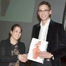 Claire Partington with Kit Maxwell