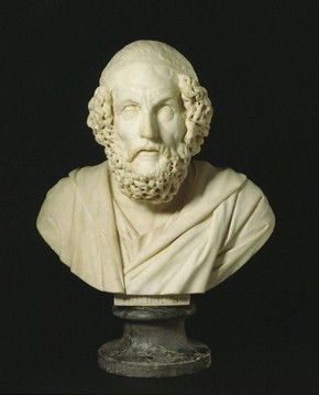 Bust of Homer, Francis Harwood, 1764. Museum no. A.8-1958.