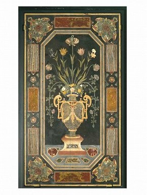 Pietre dure panel, about 1675. Museum no. 810-1869