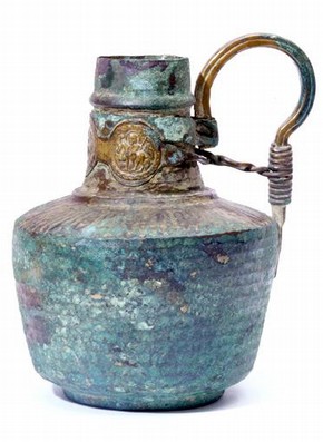 Copper ewer, about 600 A.D. Museum no. M.434-1910