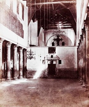 Church of the Nativity, Bethlehem, photograph, F.M. Good, 19th Century. Museum no. E.494-1900