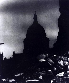 Bill Brandt, 'St Paul's Cathedral in Moonlight', photograph, 20th century. Museum no. PH 69-1978