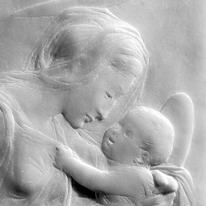 Virgin and Child, Desiderio da Settignano, 15th century. Museum no. A.84-1927