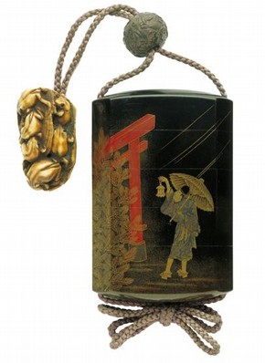 Inro, signed Koma Kansai, 1775-1850. Museum no. W.254-1921