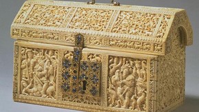 'The Robinson Casket', Ivory Casket, around 1557, Museum no. IS.41-1980.