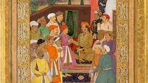 Painting depicting Emperor Jahangir, Manohar, 1610-1615. Museum no. IM.9-1925