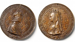 Louis XII and Anne of Brittany, 1499. Museum no. 2381-1855