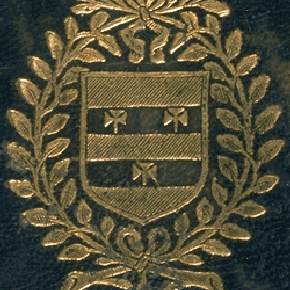 Arms of Bishop John Fell, from 'Biblia Hebraica', 1631. Pressmark: CLE HH1