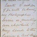 Detail of letter from Julia Margaret Cameron to Henry Cole, 21 February 1866.