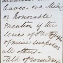 Detail of letter from Julia Margaret Cameron to Henry Cole, 21 February 1866.