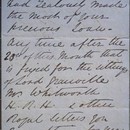 Detail of letter from Julia Margaret Cameron to Henry Cole, 7 April 1868.