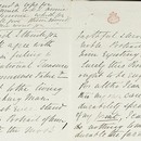 Detail of letter from Julia Margaret Cameron to Henry Cole, 12 June 1869.