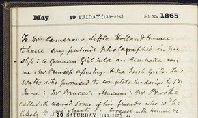 Henry Cole Diary, 19 May 1865.