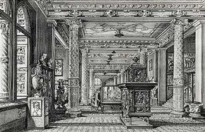 The Ceramics Galleries in their original splendour, 1875