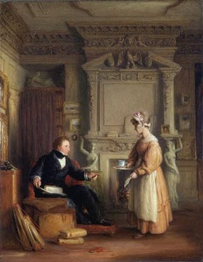Portrait of John Sheepshanks at his residence in Old Bond Street, click to enlarge