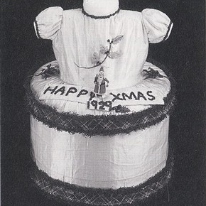 Fig. 1: The Xmas Cake Dress after conservation. Museum no. Misc. 172-1984