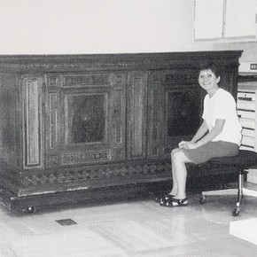 Merete Winness with Italian Credenza