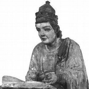 Figure 7. St Gregory, probably 14th Century. Museum no. A34-1913. Photography by V