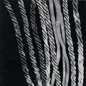 Fig. 1. 'Nishibiki himo' for ornamenting the hair, Inc 8 no. 67. Folded paper (kozo)