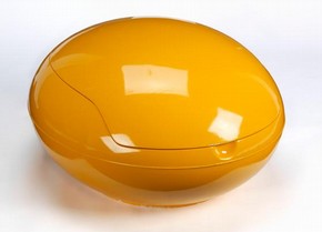Garden Egg Chair, chair, Peter Ghyzczy, 1968. Museum no. W.8-2007 