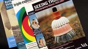 Selection of photography exhibition posters, 1999-2002, held in the V