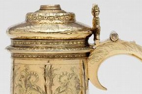 One of a pair of Flagons, 1587-8.