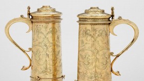 Pair of Flagons, 1587-8.