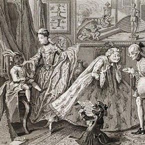 William Hogarth, 'Taste in High Life', England, 1746, paper print. Museum no. F.118:129