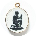 Medallion, Wedgwood, about 1787. Museum no. 414:1304-1885