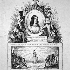 George Cruikshank, Illustration to Uncle Tom’s Cabin, about 1852. Museum no. 9442