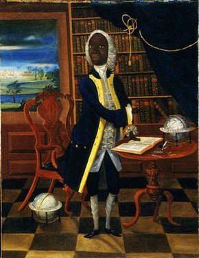 Artist unknown, Portrait of Francis Williams, England, about 1745, oil on canvas, Museum no. P.83-1928