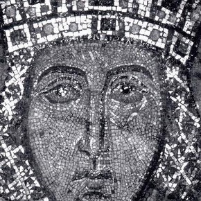 Fig. 2 Mosaic in half-cleaned state