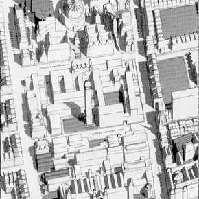 South Kensington area. Designed by Ann Marshall, Royal College of Art (1982). Reproduced with permission of the RCA.
