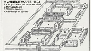 Design for a house, after Favier, J. Peking, Paris, 1893.