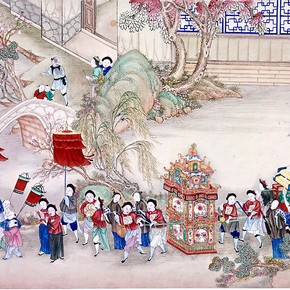 A Wedding Procession, about 1850. Museum no. D.36-1898