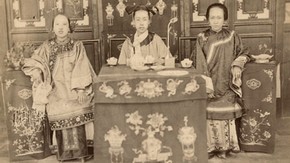 Chinese Women Drinking Tea, about 1880 © Royal Geographical Society with IBG