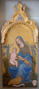 Peregrinus,The Virgin and Child with Angels, after conservation. Museum no. 6559A-1860