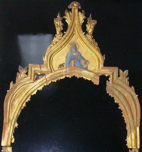Frame before conservation work
