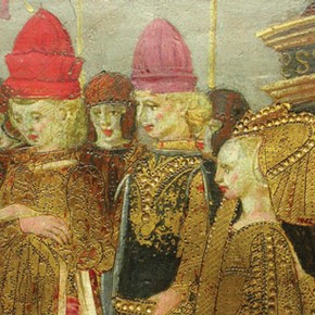 Figure 1. 5804-1859 Detail of The Continence of Scipio panel (Photography by Éowyn Kerr)