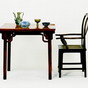 Table and chair, 1550-1640. Museum nos. FE.67-1983, FE.27-1983, FE.41990, C.128-1928, FE.71-1977, C.127-1928