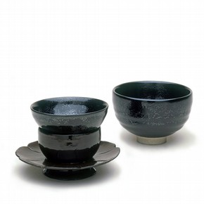 Tea Bowls, 1984 and 1000-1125. Museum nos. C.18-1935, W.3-1938, FE.51-1984
