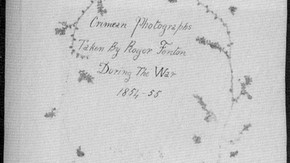 Fig 4. Titlepage with dried foliage, after conservation