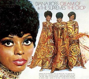 The Supremes in Michael Travis' Butterfly Dresses on the album Cream of the Crop