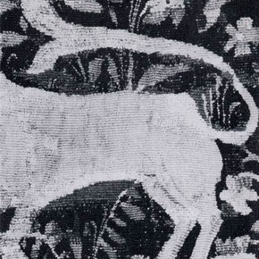 Fig. 2. Detail of Unicorn Tapestry before conservation