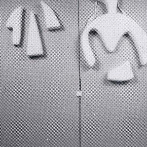 Fig. 2. Illustration of storage mounts for two Kiowa Indian shields