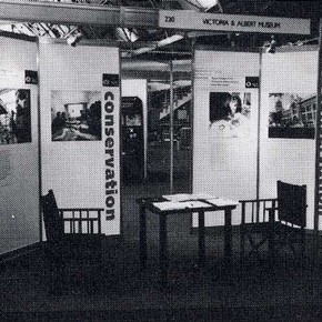 Conservation Course stand at the RAI Restoration 91 Exhibition at the Business Design Centre in Islington