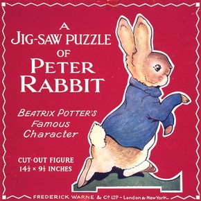Peter Rabbit jigsaw, about 1930, © F. Warne