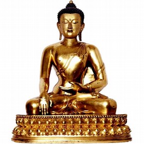 Seated Buddha, 1700-1800. Museum no. IM.227-1920