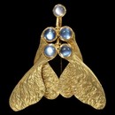 Brooch, designed and engraved by Malcolm Appleby, made by Roger Doyle, 1975. Museum no. M.314-1977