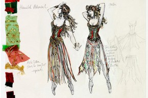 Costume design for chorus in 'The Phantom of the Opera', Maria Bjornson, 1986. Museum no. S.272-1999